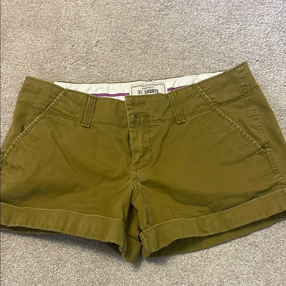 Women's Olive Shorts